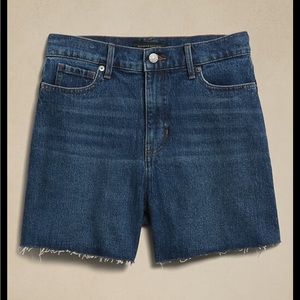 Men's High Rise Relaxed Banana Republic Denim Girlfriend Shorts